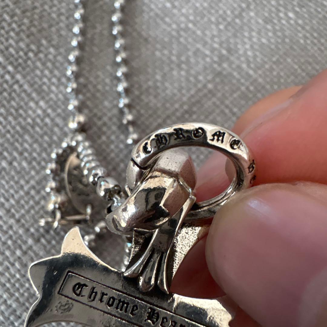 シルバー925製クロスネックレス