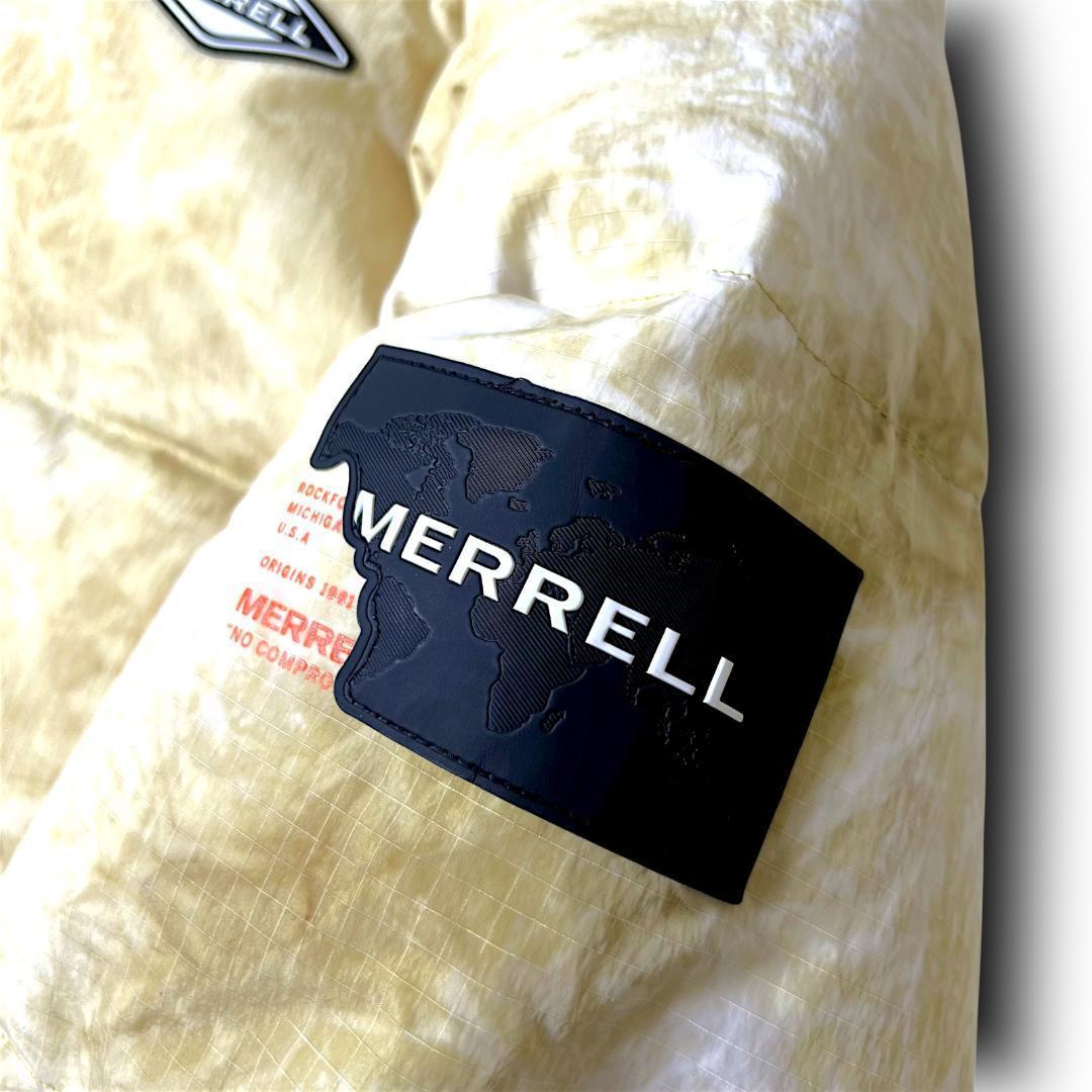 【定価6.3万】メレル グース ダウンジャケット ボックスロゴ 軽量 L