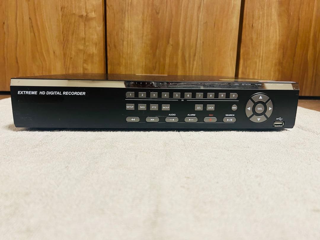 【高画質】フルHD防犯カメラ一式セット(レコーダー カメラ3台 電源ユニット)