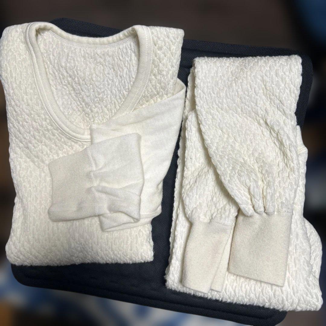 ひだまり 極 紳士 上下セット　 Mサイズ　とにかく暖かい