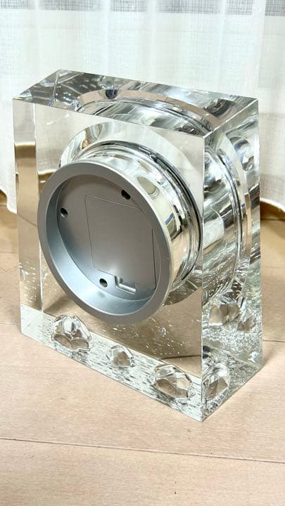 HOYA ホヤ　特大クリスタル　置き時計　クリスタルガラス　重さ6.7キロ