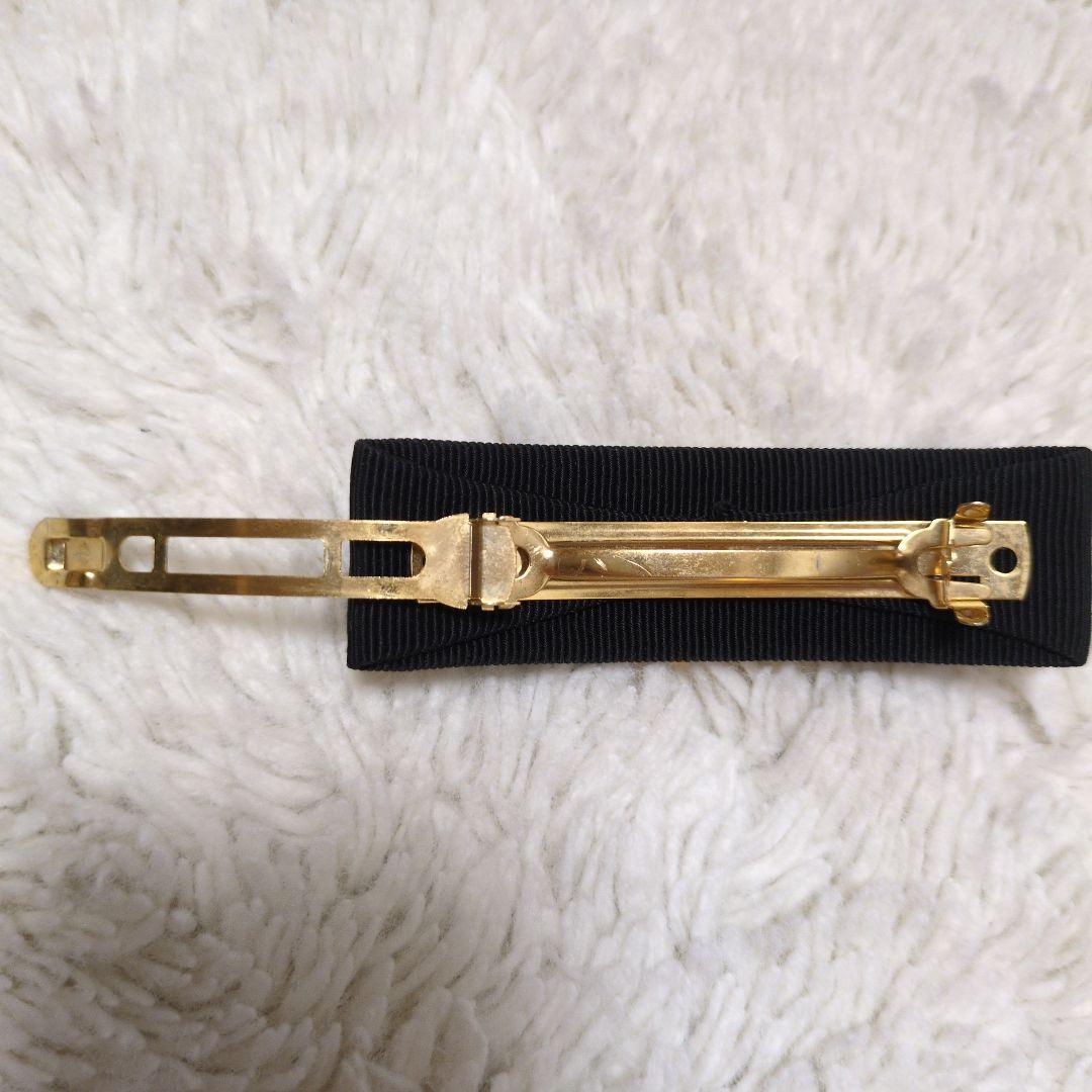Salvatore Ferragamo ブラックリボンヘアクリップ