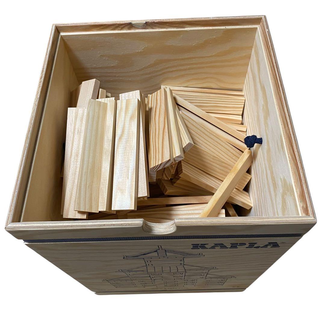 【美品】KAPLA 木製ブロック 280ピースセット NO.02 緑