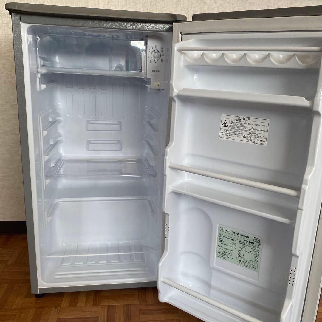難あり AQUA ノンフロン直冷式冷蔵庫 AQK-8K 2022年製 1ドア