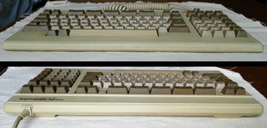 動作確認済 PC-8801MKⅡSR ＆キーボード＆ソフト【ジャンク・部品取り】