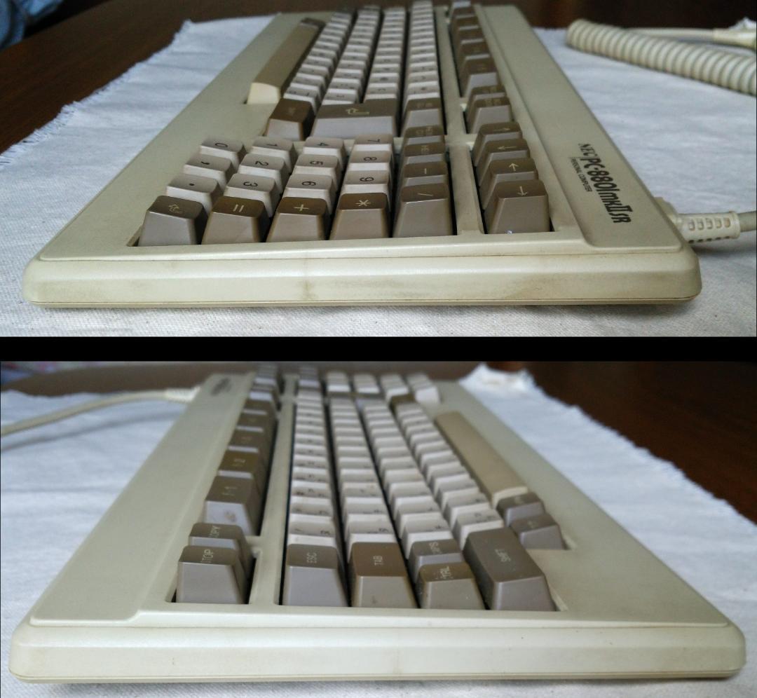 動作確認済 PC-8801MKⅡSR ＆キーボード＆ソフト【ジャンク・部品取り】