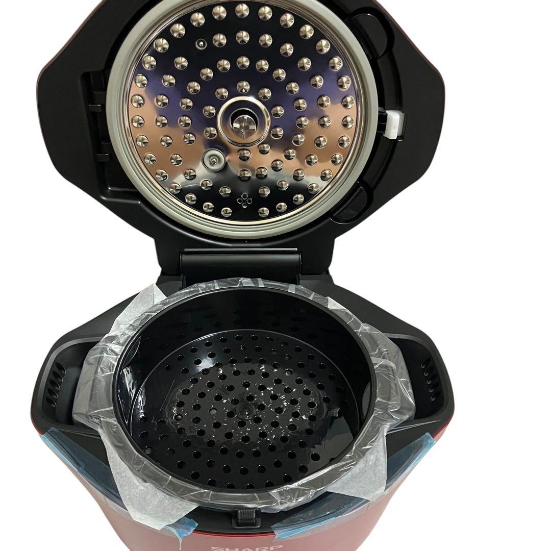 未使用品　シャープ ヘルシオ ホットクック 電気調理鍋　KN-HW24G-R