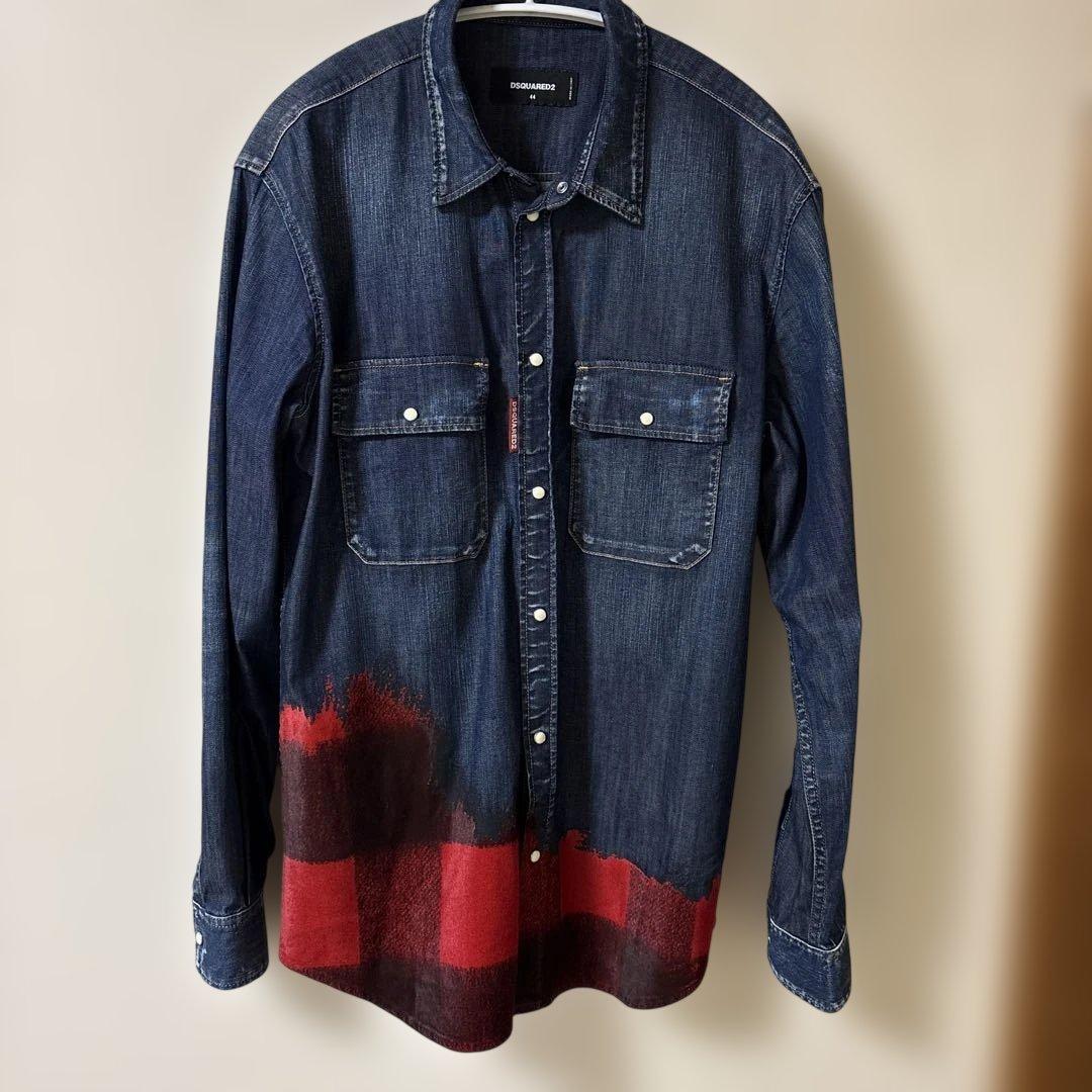 ディースクエアード2 デニムシャツ サイズ44