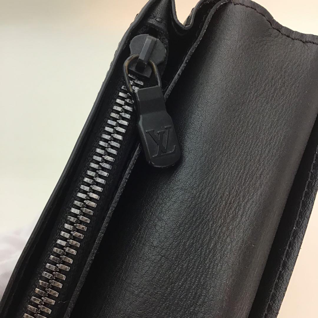 ‼️最終値下げ‼️❣️ルイヴィトン❣️Vuitton ブラックレザー長財布　M62900