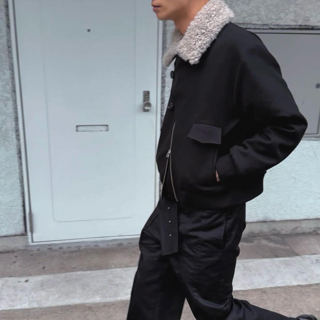 ジャケット・アウター SAIRENSSEI Asymmetric Placket Fur-Collar