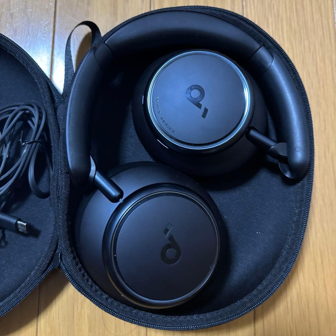 Soundcore SPACE Q45 ワイヤレスヘッドホン ブラック