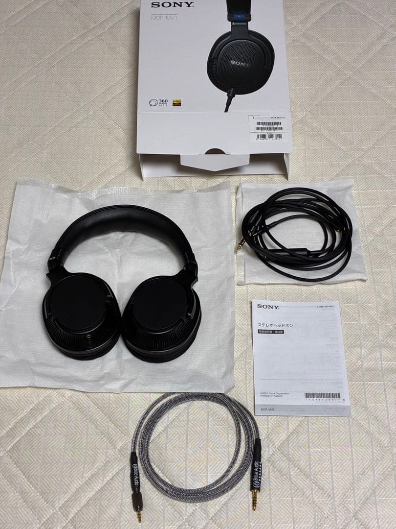 ヘッドホン SONY MDR-MV1 + Brise audio BSHP for MV1
