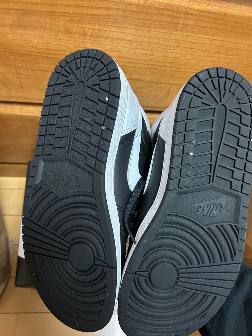 ナイキ エアジョーダン1 レトロ ハイ OG ブラック ホワイト 29.5