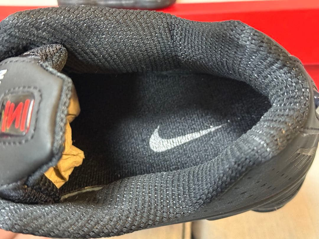 【極美品】Nike Shox R4 \"Black/Bright Crimson\"