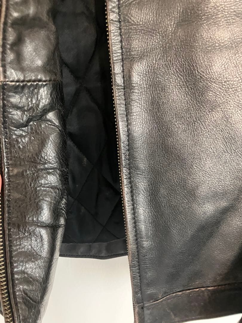 OLD GAP 牛革レザージャケット ボア