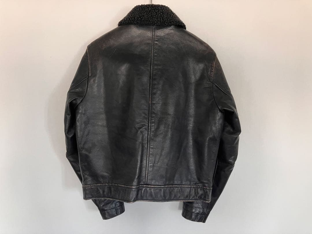 OLD GAP 牛革レザージャケット ボア