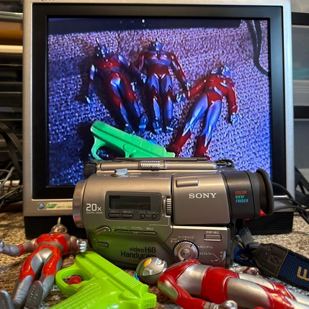 美品・動作良好 VideoHi8ソニーCCD-TR2 高画質8ミリビデオカメラ