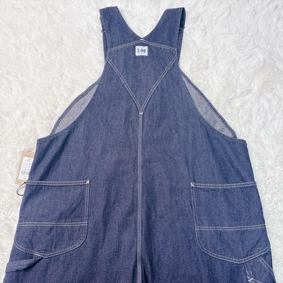 希少！ 4L Lee 濃紺　デニム　オーバーオール　ビックサイズ　ユニセックス