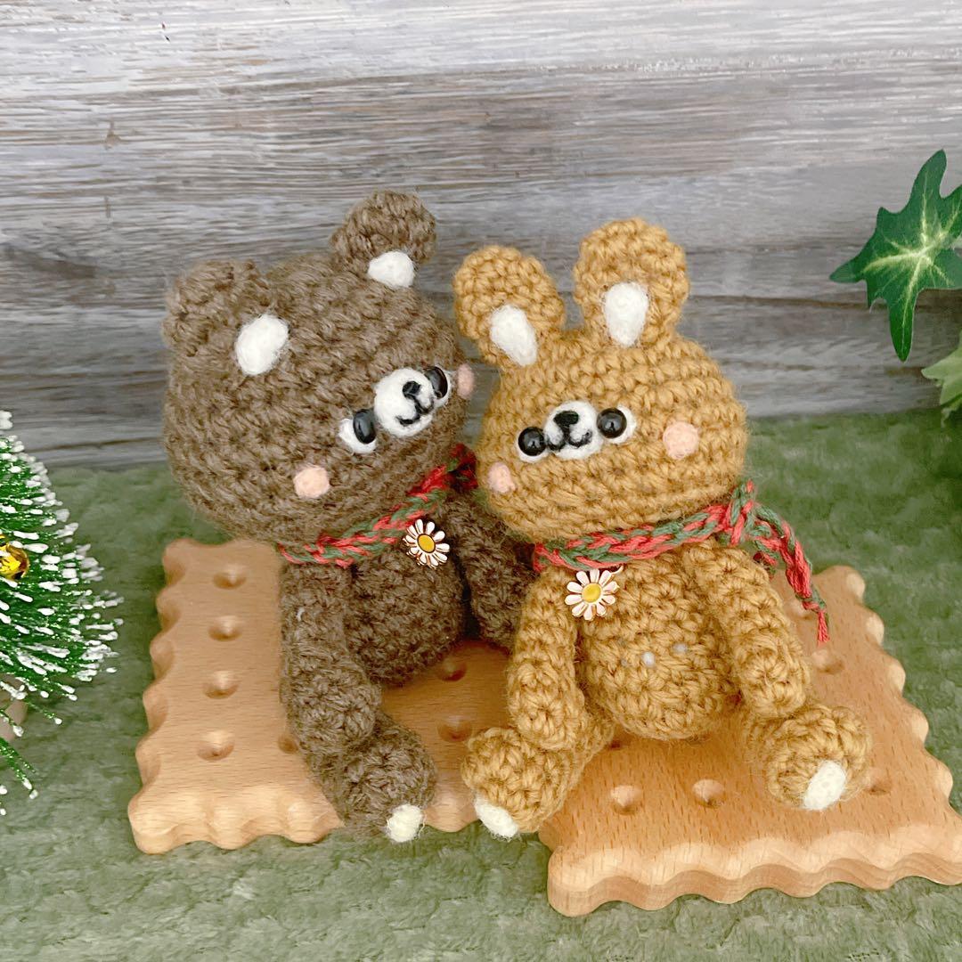 あみぐるみ　コロコロめでたい金トラちゃんと銀トラちゃん☺︎☺︎他１点