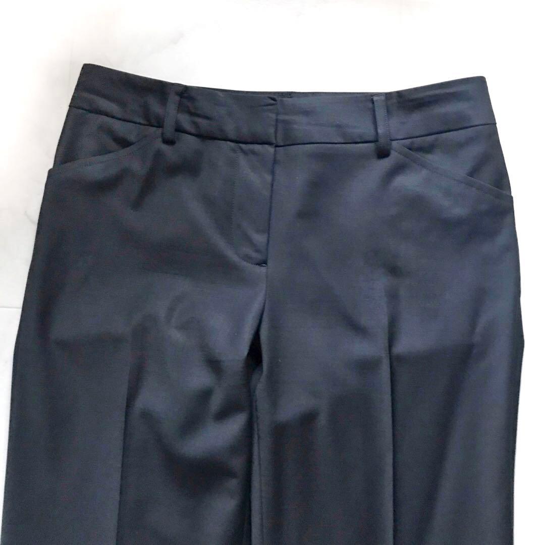 美品＊セオリーリュクスEXECUTIVEテーラードジャケットパンツスーツ 黒 M