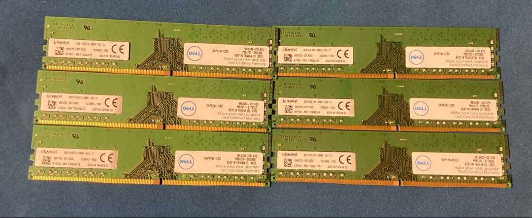 Kingston DDR4-2666MHz 48GB(8GB×6枚)