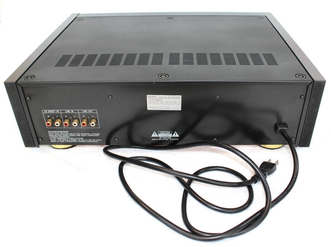美品★SONY TC-K555ESL ソニー 高音質・高級ステレオカセットデッキ