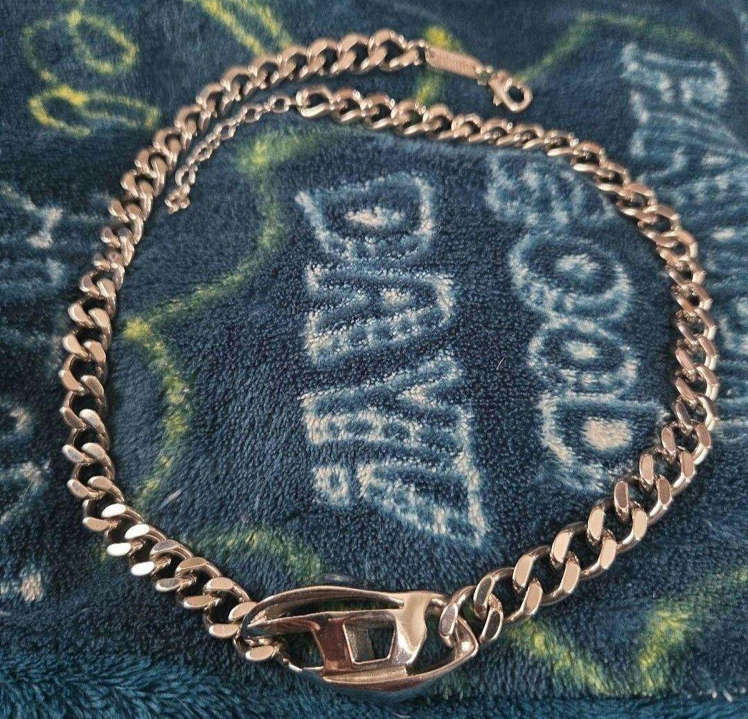 DIESEL シルバーチェーンネックレス DX1412