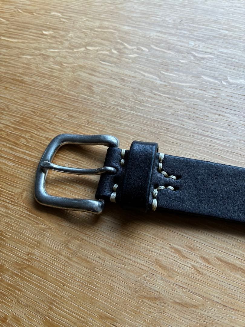 ヴィンテージワークス DH5702 ハンドメイドレザーベルト牛革(ブラック)