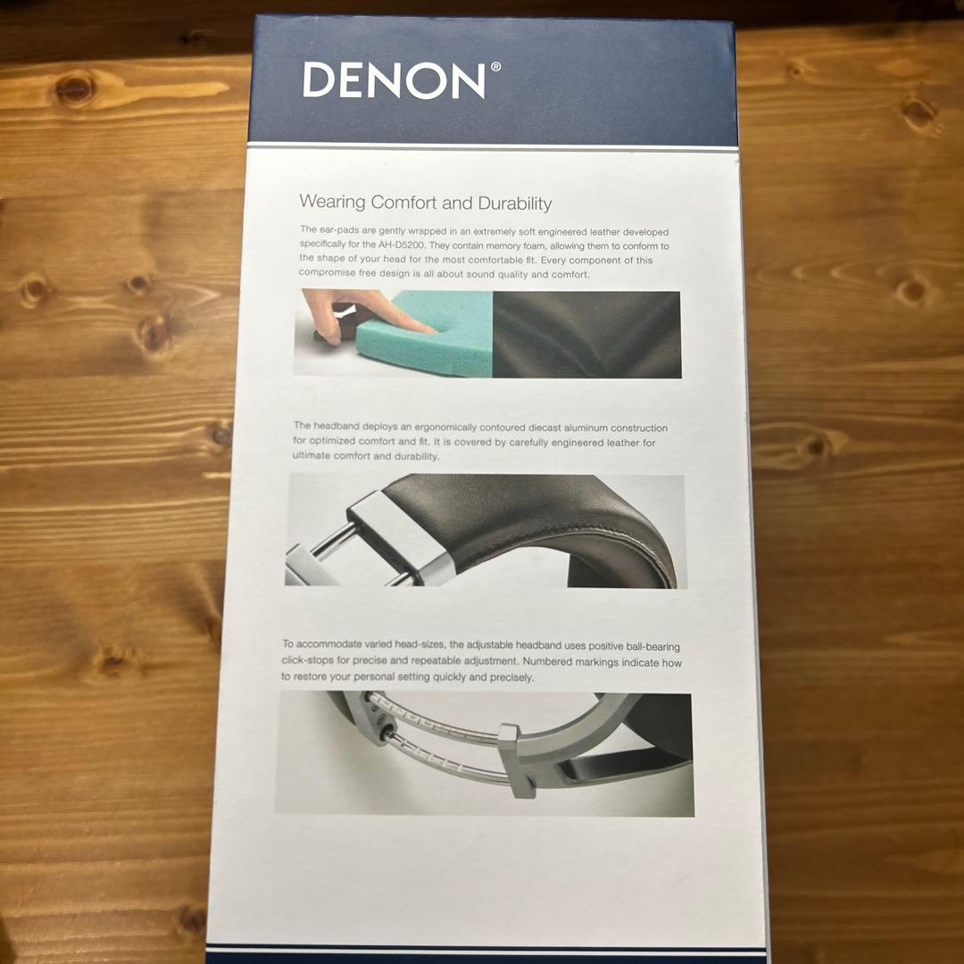 【美品】DENON デノン AH-D5200 ヘッドホン　動作確認済みd5200