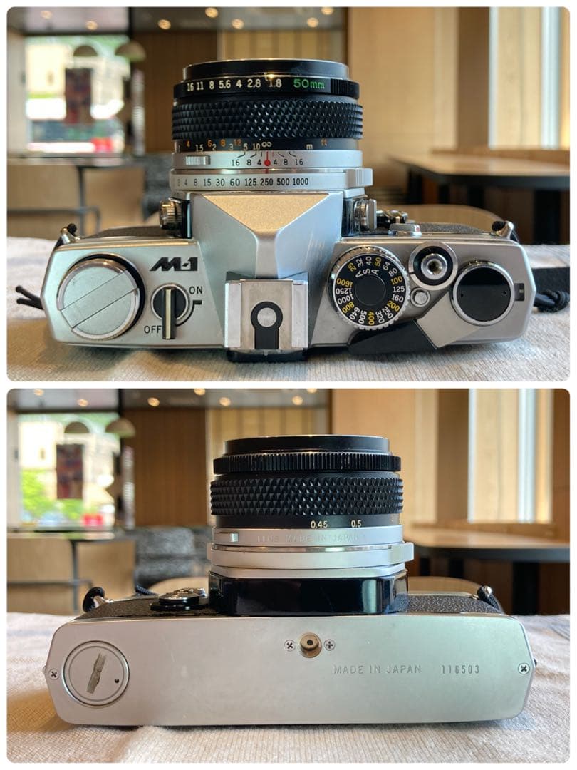 超希少！完動・美品★オリンパスm-1（om-1） &Mシス f1.8★作例多数