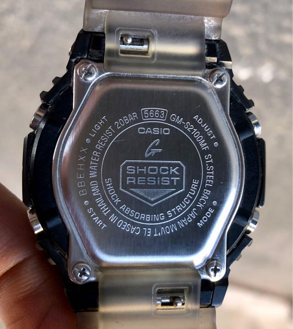 CASIO G-SHOCK メタルベゼル GM-S2100MF-1AJF