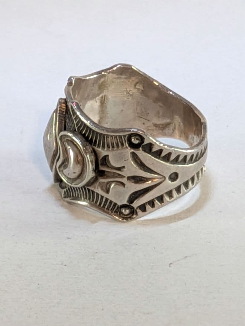 インディアンジュエリー　アンディーキャドマン　スタンプワークリング