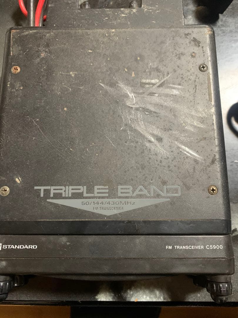 スタンダードC5900トリプルバンド無線機一式　ジャンク品
