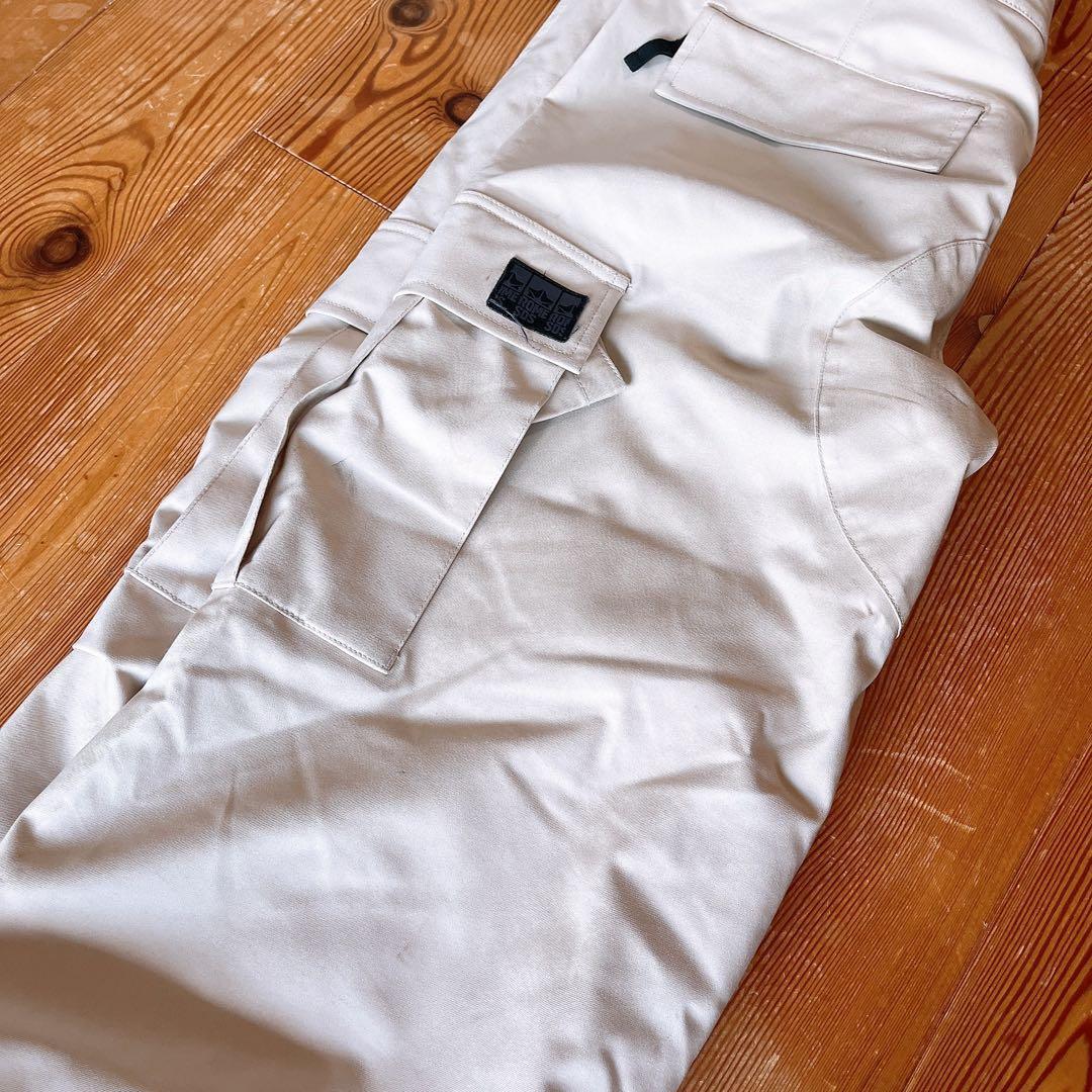 ROME SDS ローム スノーボードウエア ワイドバギーパンツ アイボリーS