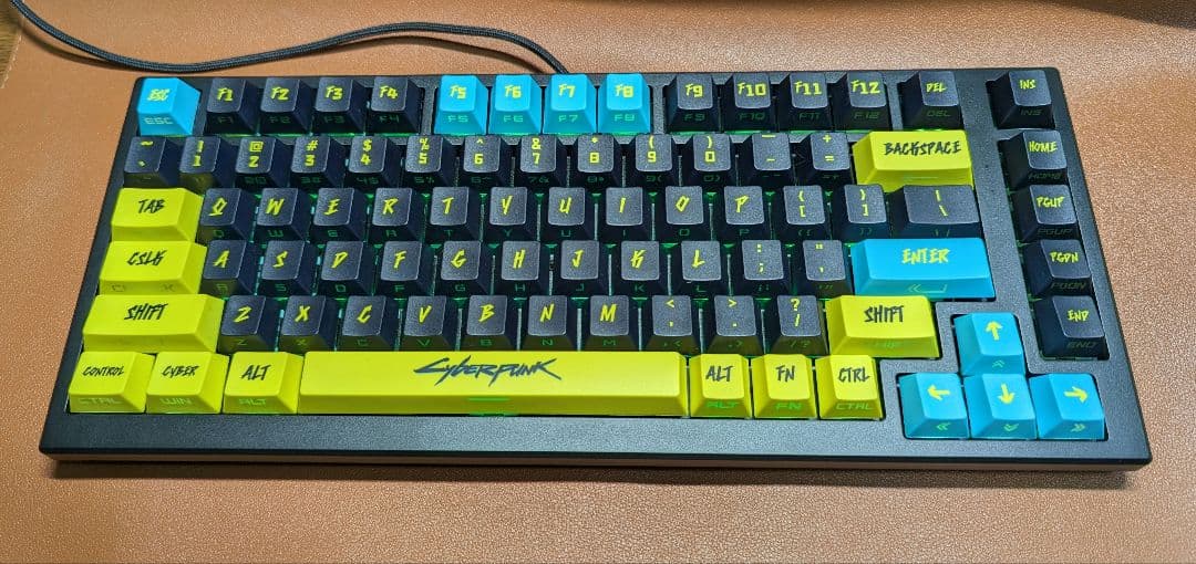 AKKO TAC75 HE サイバーパンクキーキャップ換装版