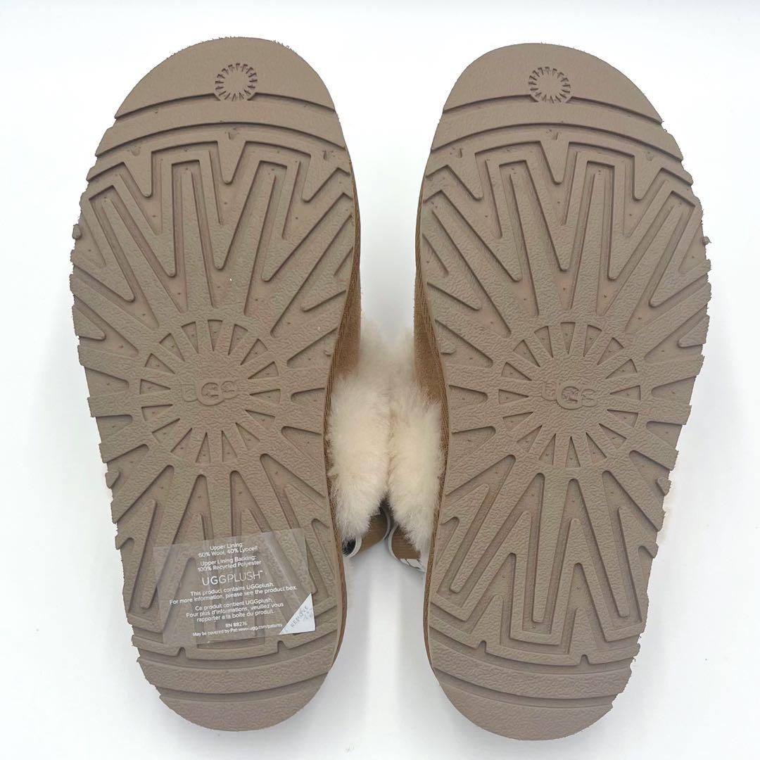 希少✨未使用級✨UGG アグ　ファンケット　チェスナット　ボア 21cm