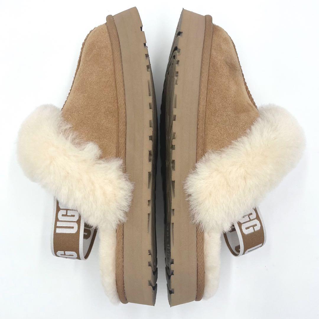 希少✨未使用級✨UGG アグ　ファンケット　チェスナット　ボア 21cm