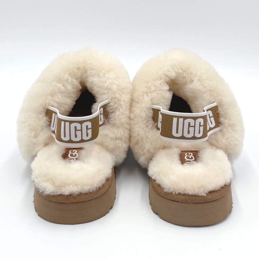 希少✨未使用級✨UGG アグ　ファンケット　チェスナット　ボア 21cm
