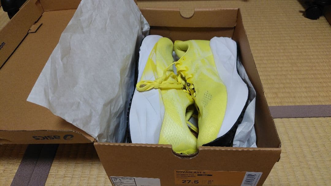 ASICS　ノヴァブラスト５　 27.5㎝　新品、未使用