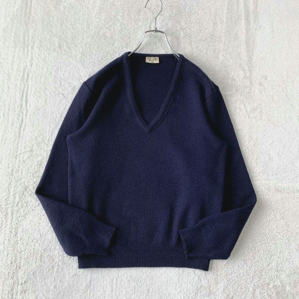 70s フランス軍 実物 ヴィンテージ ニットセーター SAINT JAMES製