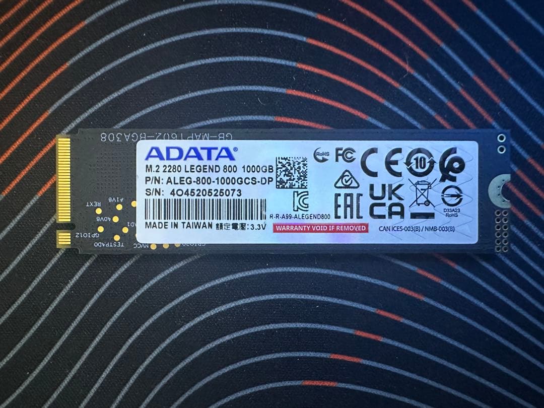 内蔵型SSD ADATA 1 TB Gen 4 NVMe
