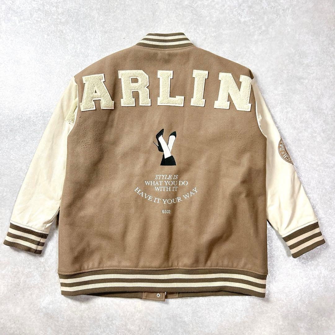 ダーリッチ　darich Dスタジャン　モカ　オーバーサイズ