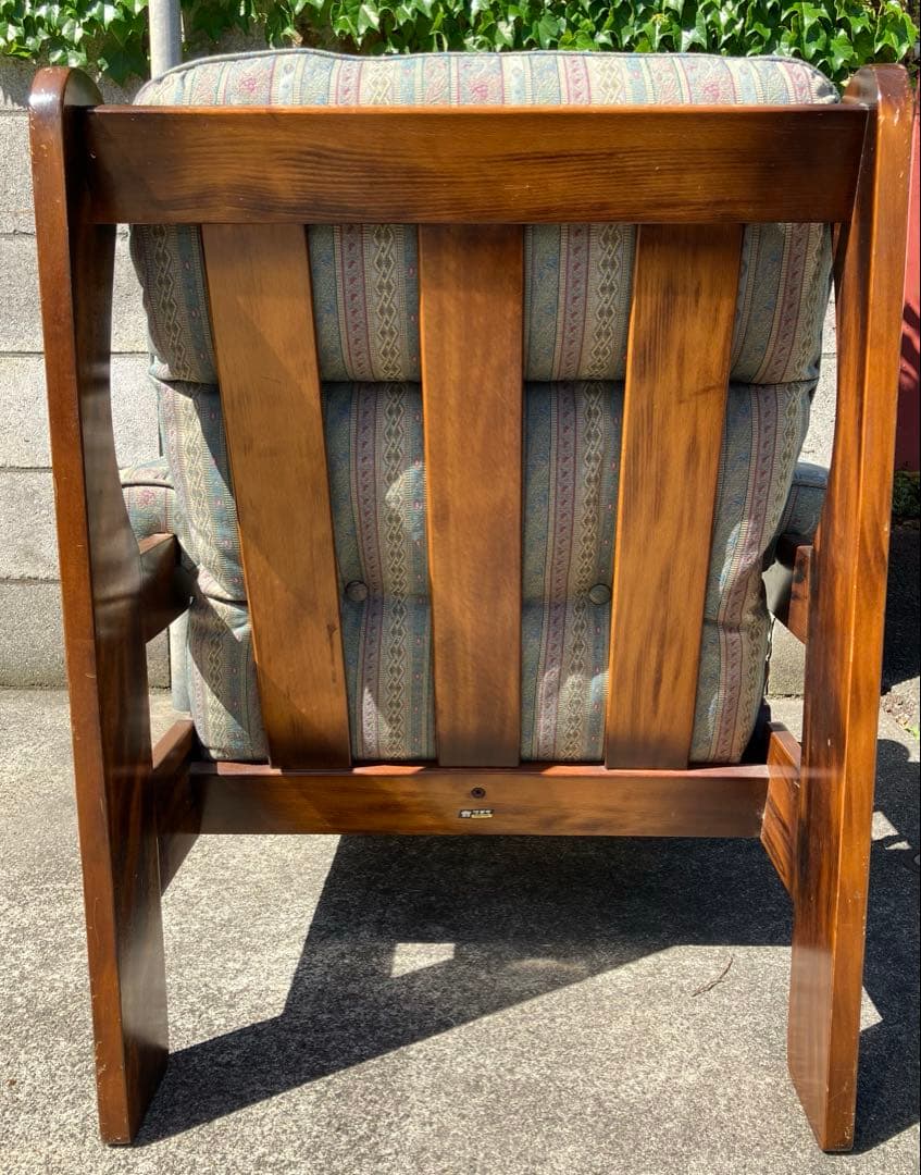 直接引き取り可！オールドカリモク ソファ 1人がけ チェア レトロ家具