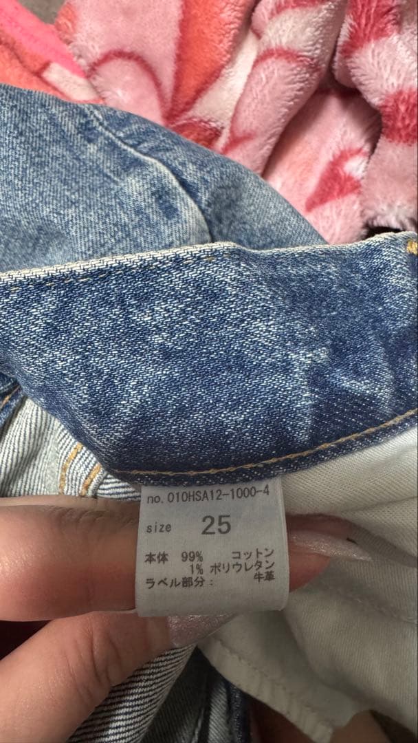 moussy ブーツカットデニム・ライトブルー