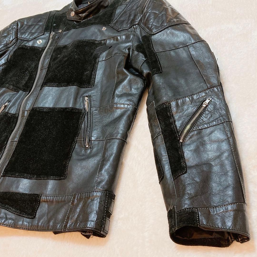 希少♪　ネクサスセブン　マッドマックス　レザージャケット　革ジャン　パッチワーク