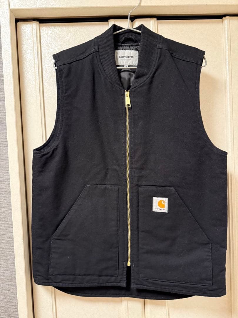 トップス Carhartt CLASSIC VEST - Black (rinsed)