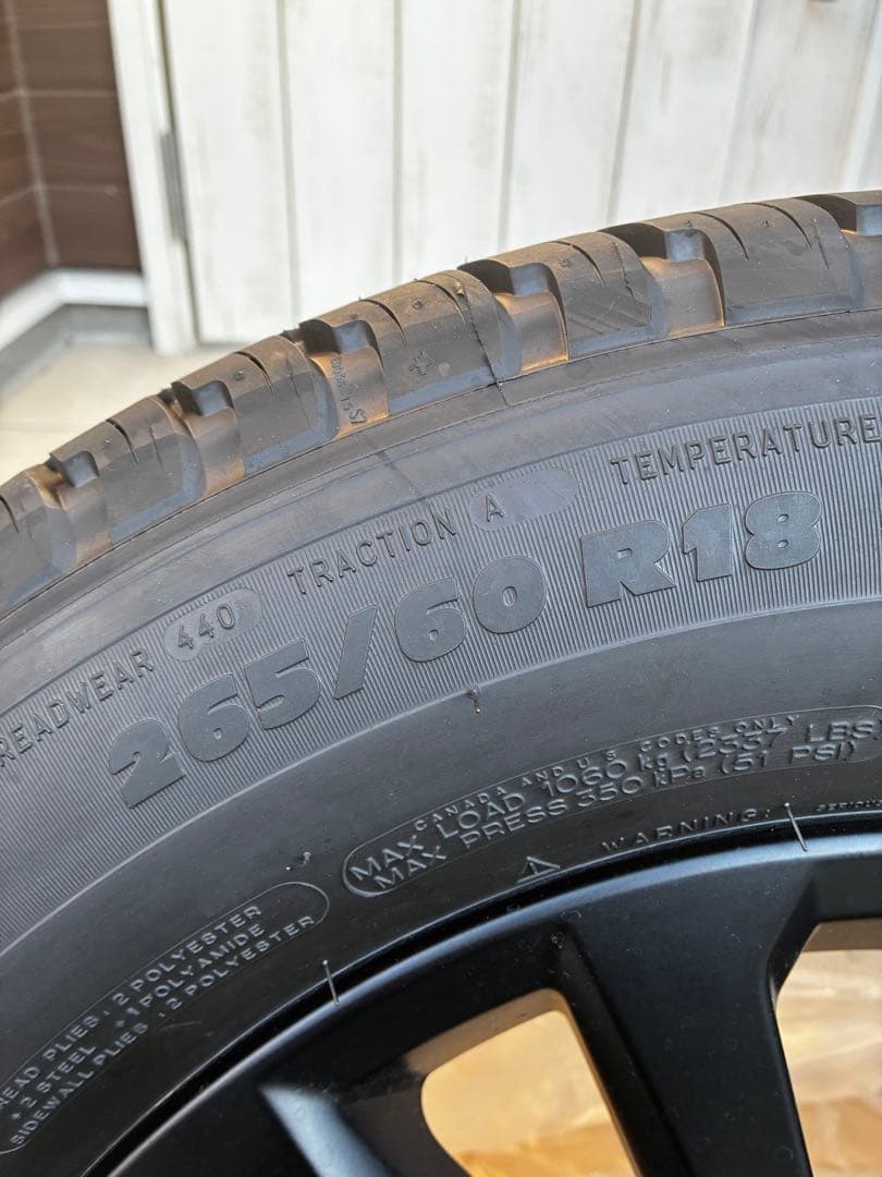 プラド150後期　マットブラックエディション　純正アルミ　新車外し