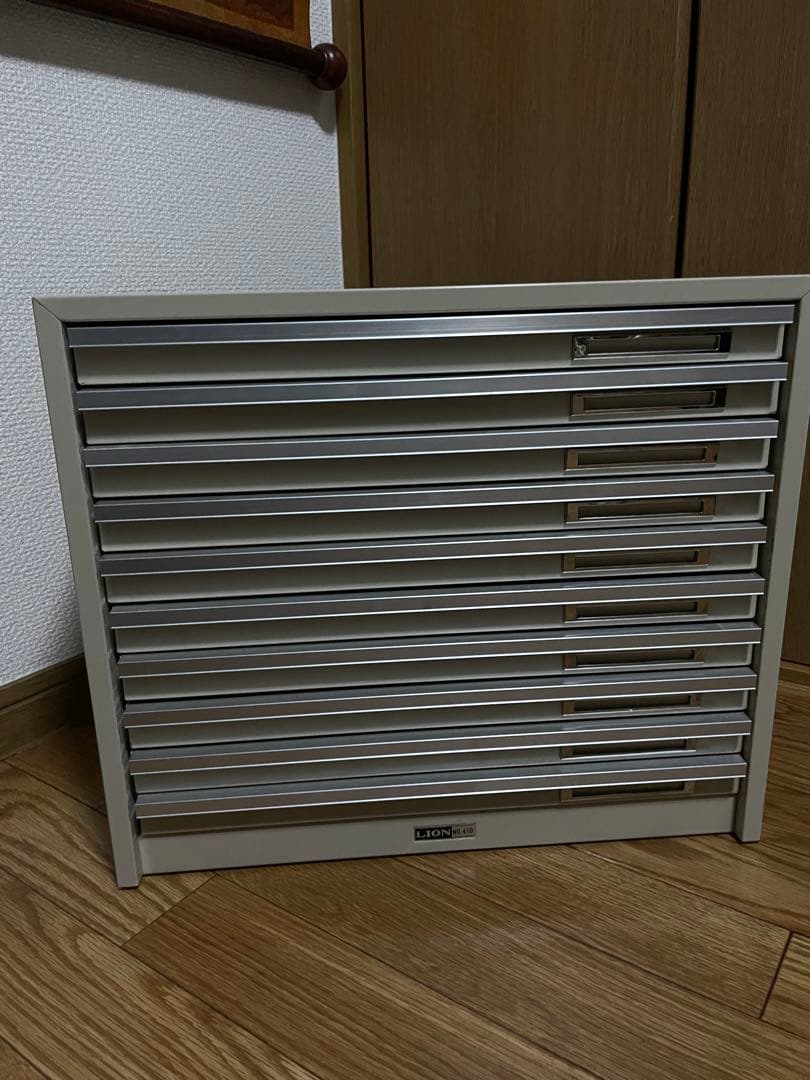 インダストリアル　スチールレターケース10段　LION ライオン