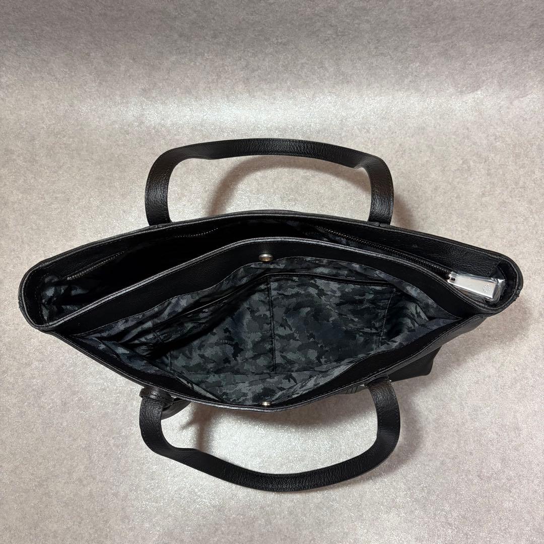 タグ付き⭐︎アニアリ トートバッグ レザー ブラック