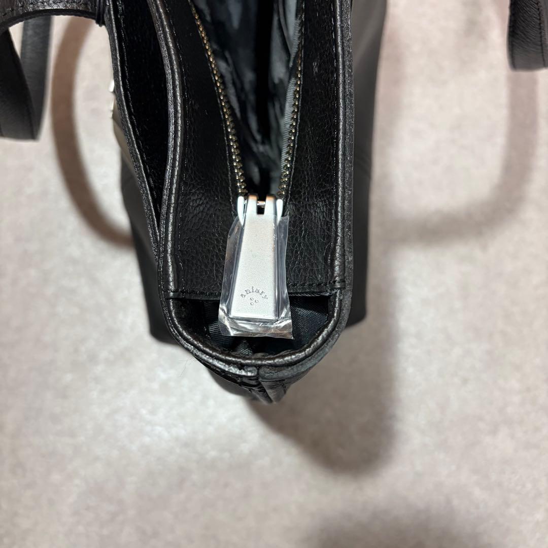 タグ付き⭐︎アニアリ トートバッグ レザー ブラック